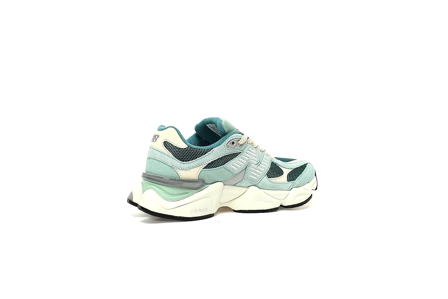 New Balance 9060 mint sneaker shown in six product and QC angles thumbnail 3