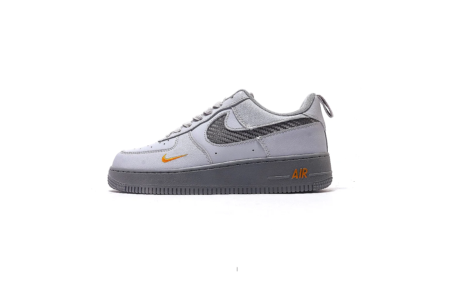 Nike Air Force 1 Gray Sneaker 4988 side view for OOPBuy route checking