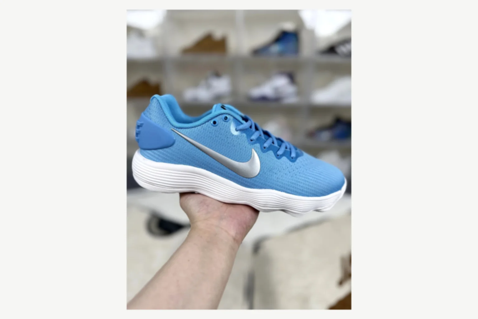 Nike Blue Silver Low Top Runner OOPBuy route image SKU 1194923779 thumbnail 2