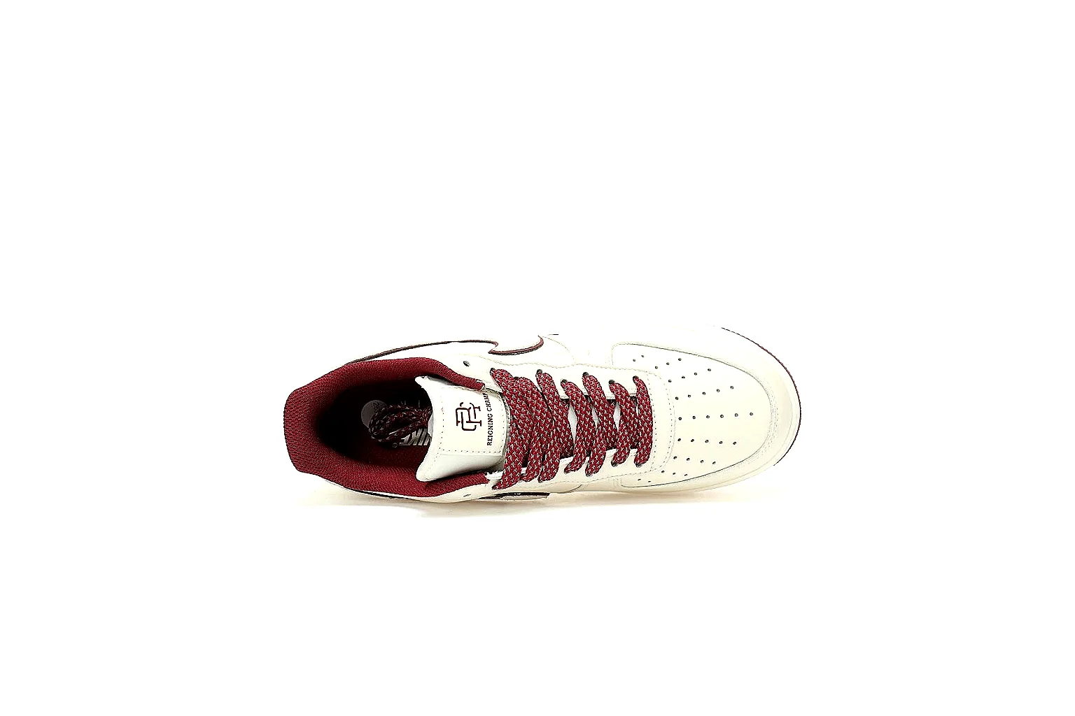OOPBuy route photo set for Nike White Burgundy Low Court thumbnail 3