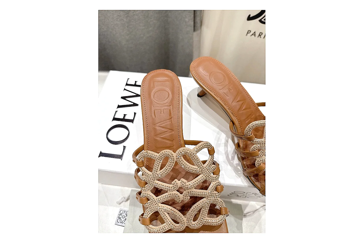 oopbuyscout.com Tan Woven Mule 0038 Tan mule product image thumbnail 6